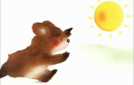 太陽(yáng)哪里去了：flash課件制作